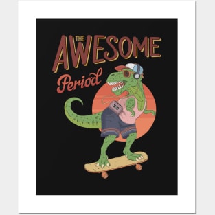 T-Rex From Awesome Period Posters and Art